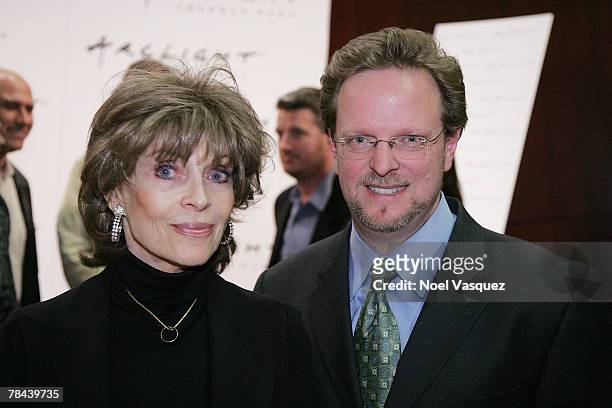 Veronique Peck and Bob Gazzale attend the AFI Arclight Sherman Oaks Ribbon Cutting Ceremony at the ArcLight Sherman Oaks on December 12, 2007 in...