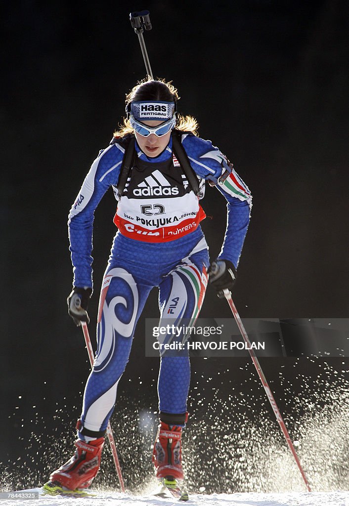 Michela Ponza of Italy competes during t