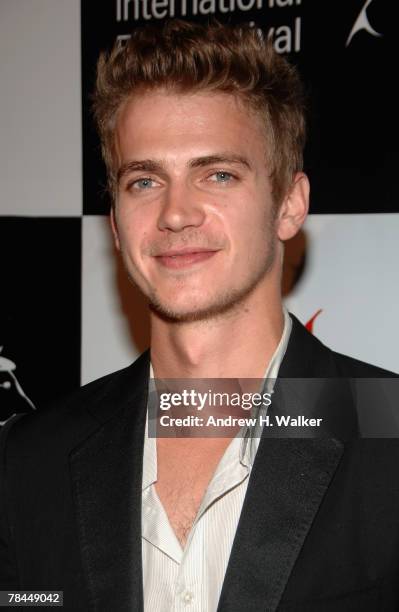 Actor Hayden Christensen attends a premiere for the movie 'The Edge of Heaven' during day five of the 4th Dubai International Film Festival on...