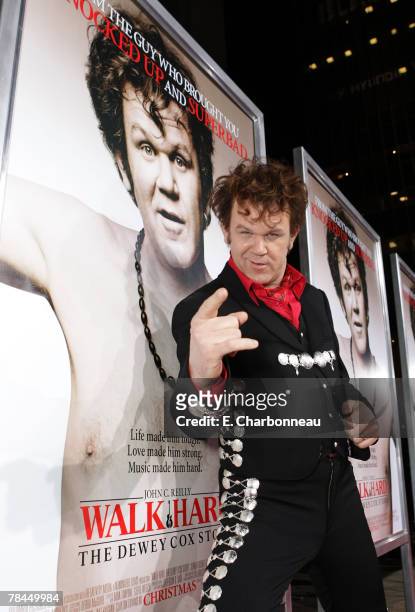 John C. Reilly at the Los Angeles premiere of "Walk Hard" at Grauman's Chinese Theatre on December 12, 2007 in Hollywood, California.