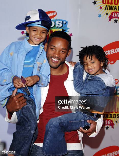 Will Smith, Jaden Smith and Willow Smith