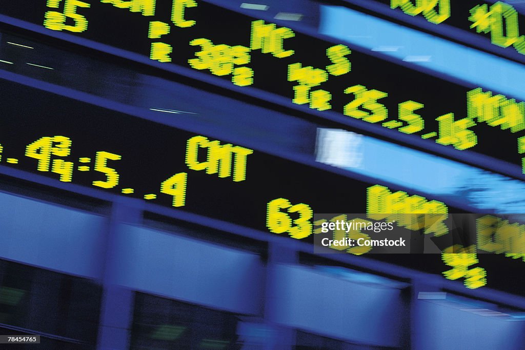 Stock ticker