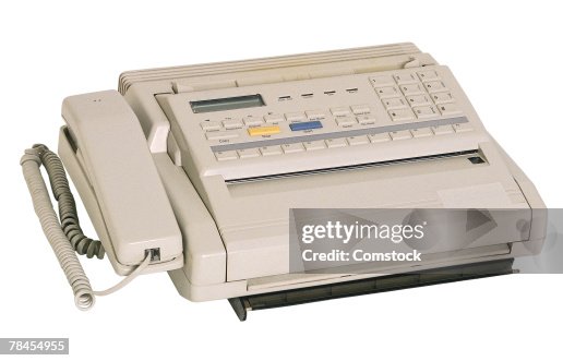 Fax Machine With Screen Fax Machine High-Res Stock Photo - Getty Images
