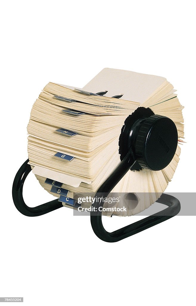 Rotatory Card Rotary Card File High-Res Stock Photo - Getty Images