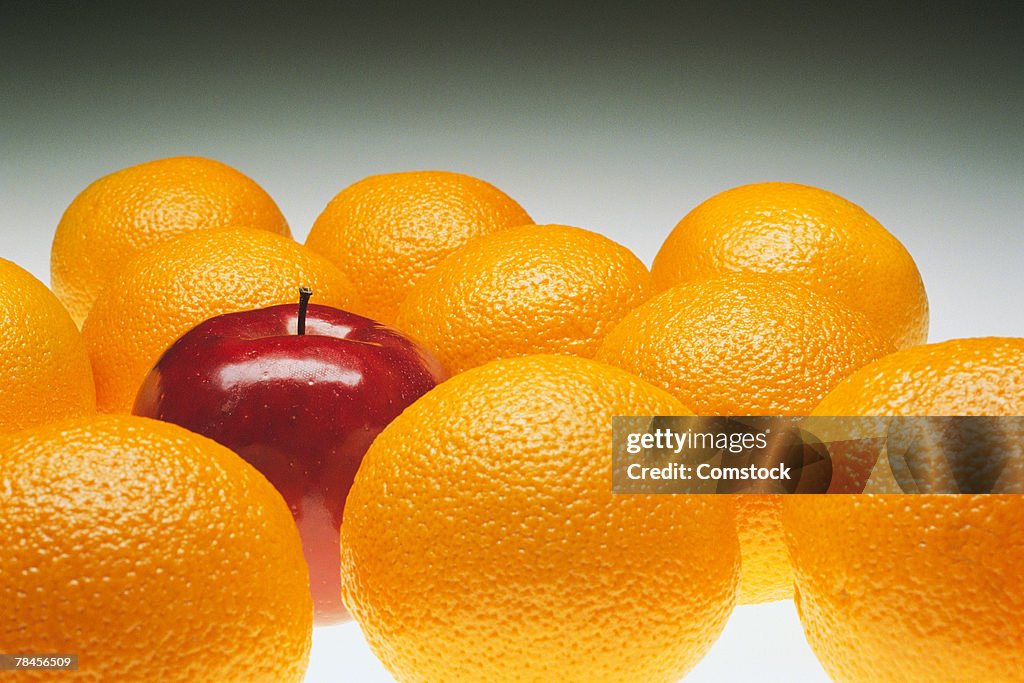 Apple standing out among oranges