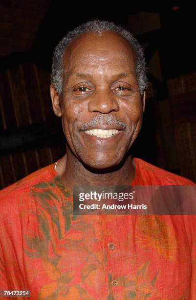 Actor Danny Glover attends the IMC Lunch during day five of the 4th Dubai International Film Festival on December 13, 2007 in Dubai, United Arab...