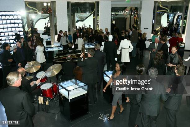 General atmosphere at the Versace Presents "Chocolate and Champagne" event on December 13, 2007 at Versace in Beverly Hills, California.