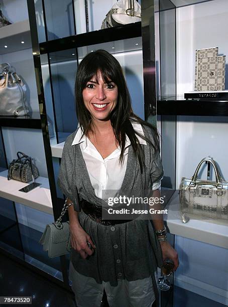 Nina Gelb at the Versace Presents "Chocolate and Champagne" event on December 13, 2007 at Versace in Beverly Hills, California.