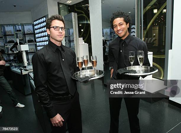 General atmosphere at the Versace Presents "Chocolate and Champagne" event on December 13, 2007 at Versace in Beverly Hills, California.