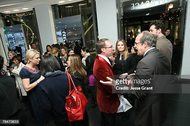 General atmosphere at the Versace Presents "Chocolate and Champagne" event on December 13, 2007 at Versace in Beverly Hills, California.