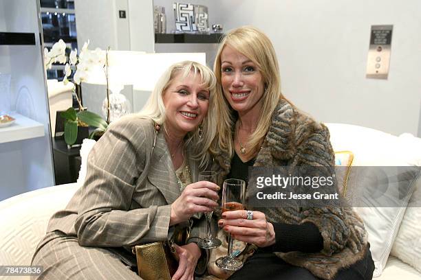 Guests at the Versace Presents "Chocolate and Champagne" event on December 13, 2007 at Versace in Beverly Hills, California.