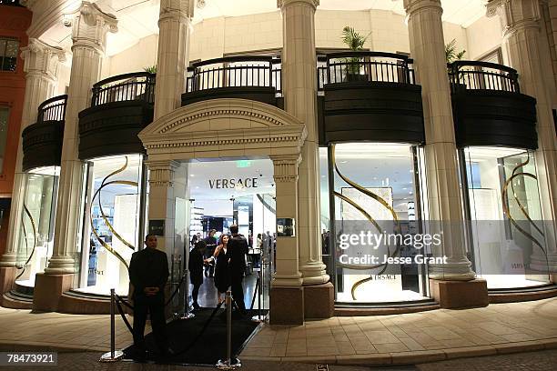 General atmosphere at the Versace Presents "Chocolate and Champagne" event on December 13, 2007 at Versace in Beverly Hills, California.