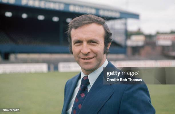 Leeds United manager, Jimmy Armfield , circa 1975. Armfield is a former Blackpool and England right back.