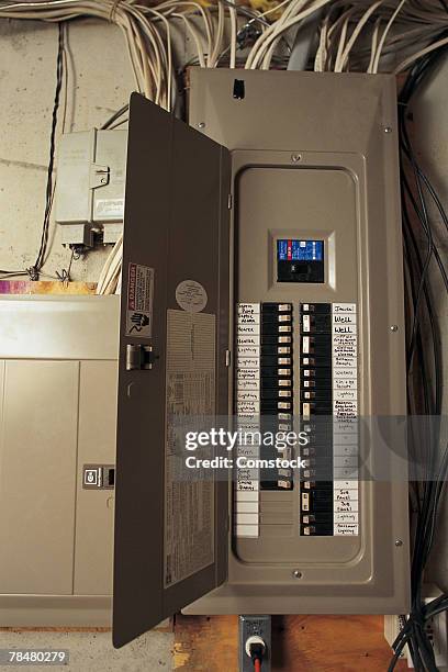 electrical distribution panel - distribution board stock pictures, royalty-free photos & images