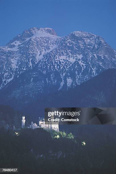 castle - neuschwanstein castle fotografías e imágenes de stock