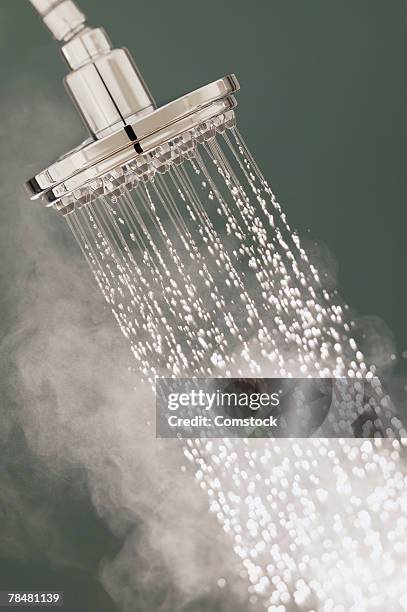 running shower - shower head stock pictures, royalty-free photos & images