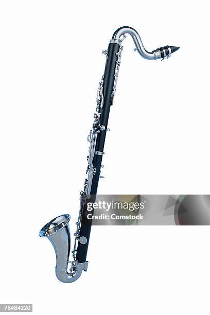 bass clarinet - bass clarinet stock pictures, royalty-free photos & images