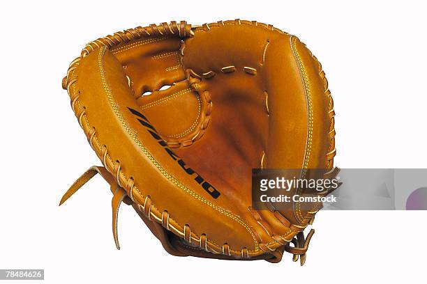 catchers mitt - baseball glove isolated stock pictures, royalty-free photos & images