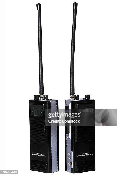 two-way radios - walkie talkie stock pictures, royalty-free photos & images