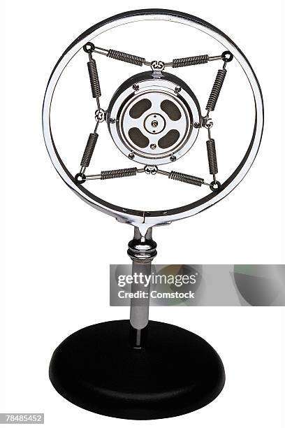 Retro Computer Microphone Round Vintage Microphone Photos and Premium High Res Pictures - Getty ...