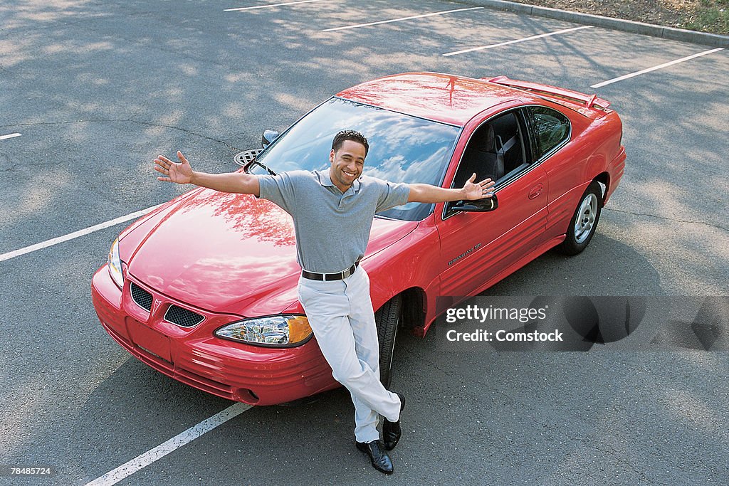 Man with car