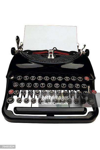 old-fashioned typewriter - typewriter isolated stock pictures, royalty-free photos & images