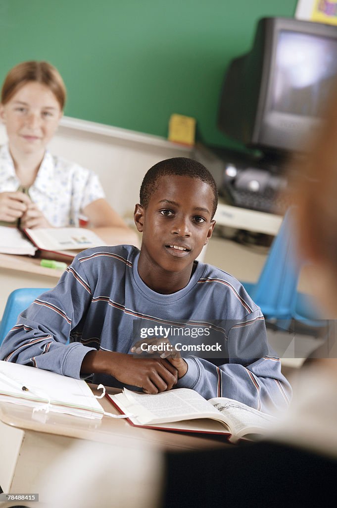 Students in class