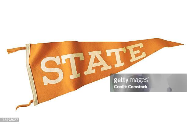 state pennant - pennant stockfoto's en -beelden