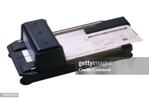 Card Machine Slip Example Manual Credit Card Machine And Carbon Receipt High-Res Stock Photo ...