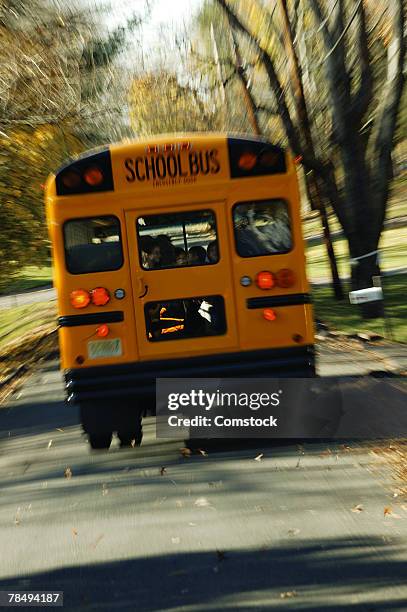 Back Os Bus 1,221 Back Of School Bus Stock Photos, High-Res Pictures, and Images ...