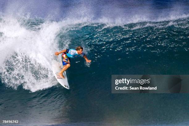 Mark Occhilupo of Australia competes in round three of the Foster's ASP World Tour and Vans Triple Crown of Surfing Billabong Pipeline Masters 2007...