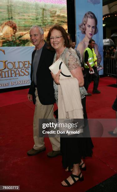 Sydney, AUSTRALIA Dr Antony Kidman and Janelle Kidman, parents to Nicole Kidman, arrive at the Australian Premiere of "The Golden Compass" at the...