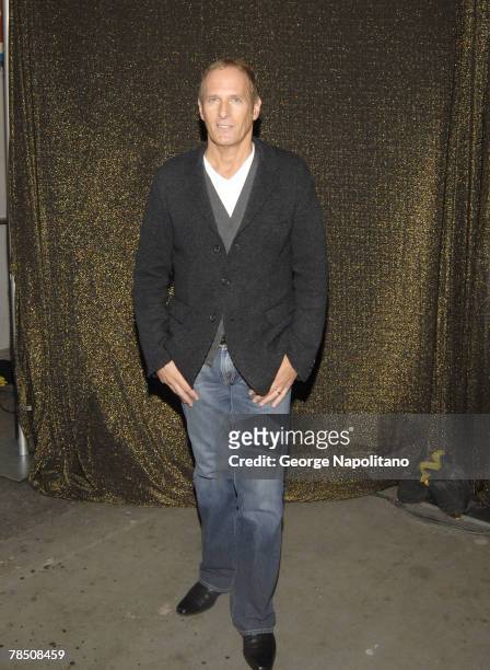 Michael Bolton at the Clash of the Choirs rehearsal show at Steiner Studios on December 16, 2007 in Brooklyn, New York.