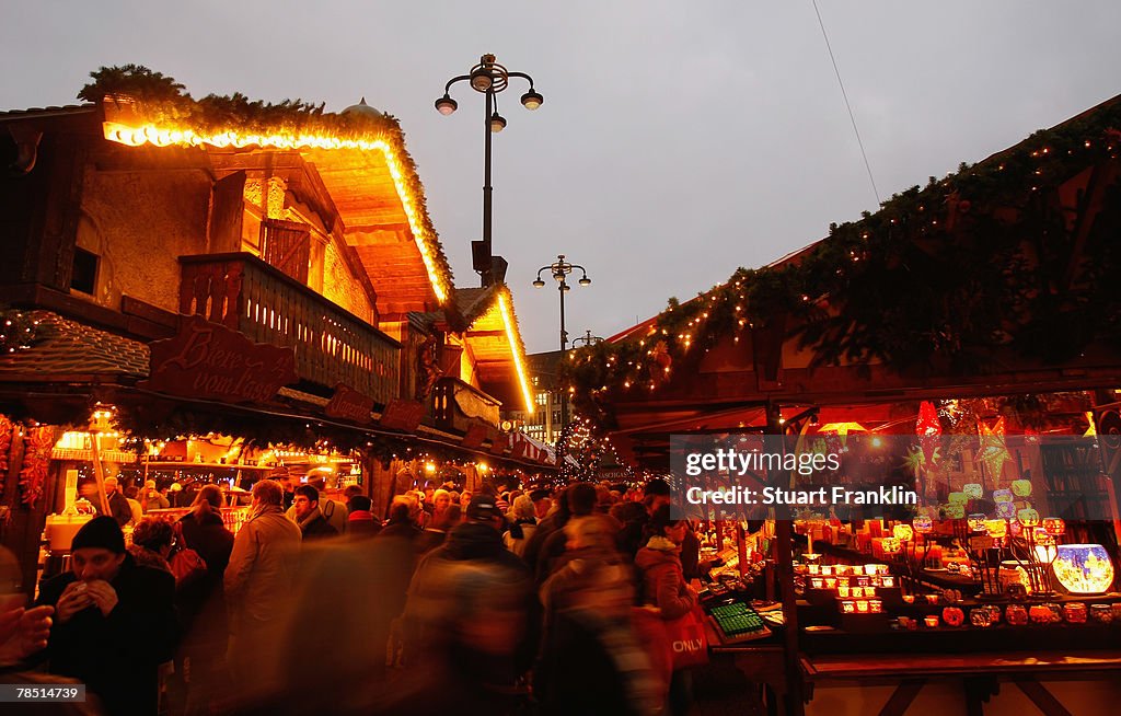 Christmas Market In Hamburg
