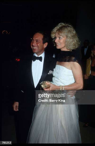 Singer Paul Anka poses for a picture with his wife Ann October 26, 1990 at "The Carousel of Hope" Gala in Los Angeles, California. Anka is also a...