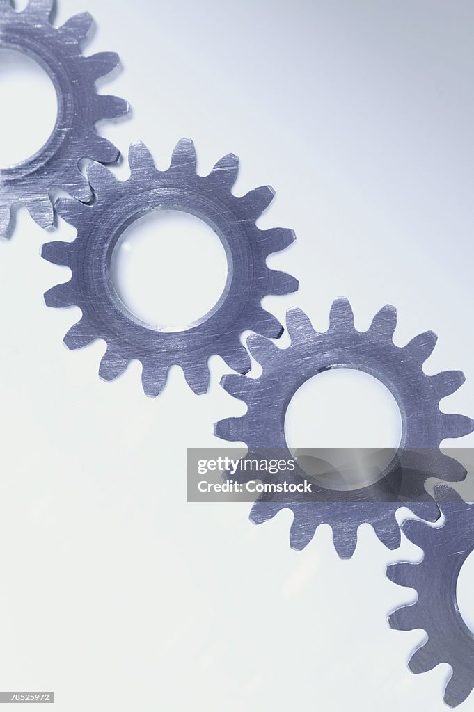 Gears connected