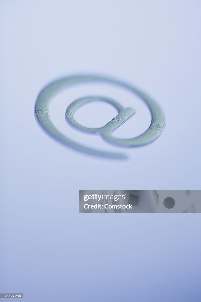 At Mark Commercial At Symbol High-Res Stock Photo - Getty Images