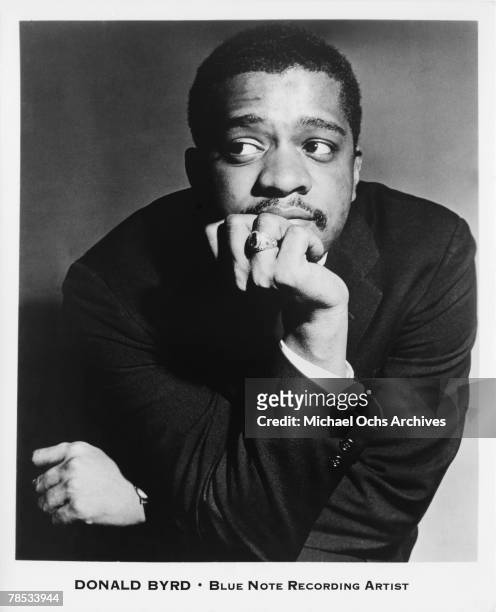 Donald Byrd poses for a Blue Note records publicity shot in the early 1960's.
