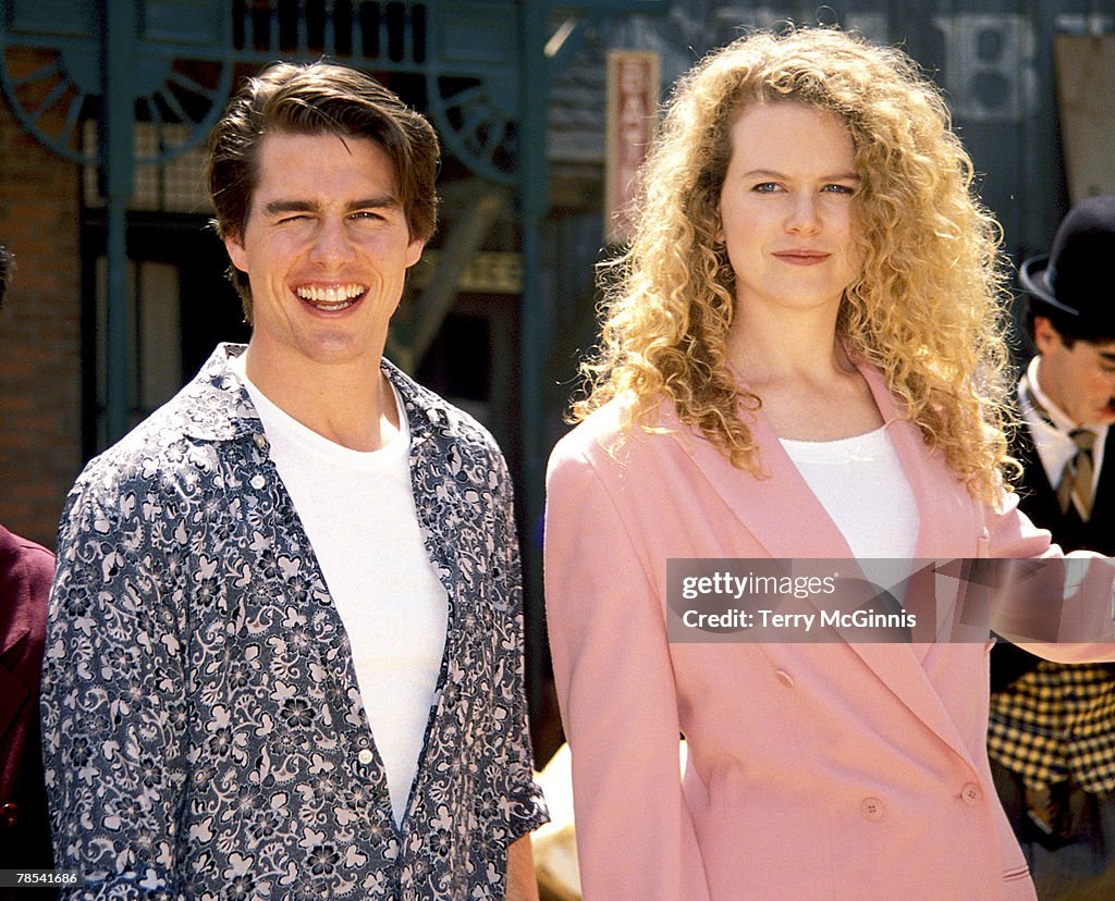 Tom Cruise and Nicole Kidman at Universal Studios Theme Park in Los Angeles 1992