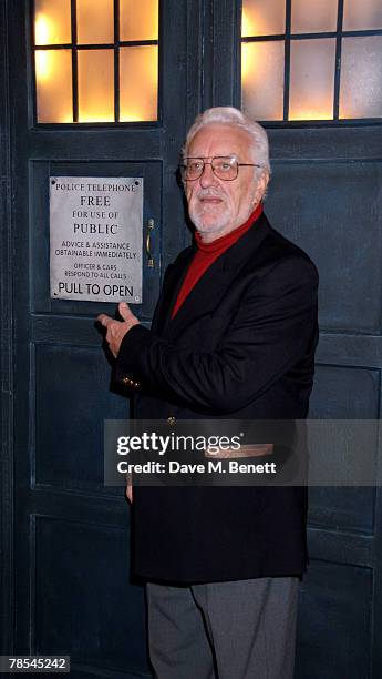 Actor Bernard Cribbins attends the gala screening of the 'Doctor Who' Christmas episode at the Science Museum December 18, 2007 in London, England.