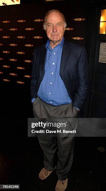 Actor Geoffrey Palmer attends the gala screening of the 'Doctor Who' Christmas episode at the Science Museum December 18, 2007 in London, England.