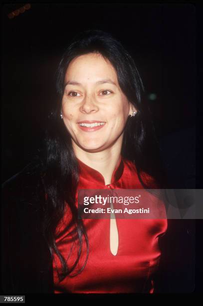 Actress Meg Tilly attends the premiere of the film "Jerry Maguire" at Pier 88 December 6, 1996 in New York City. The film tells the story of a...