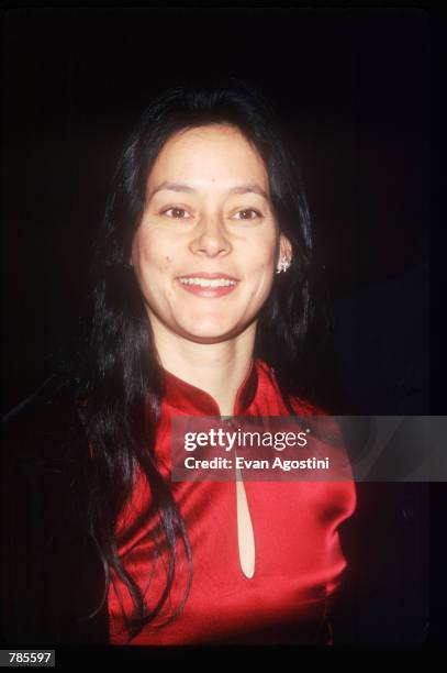 Actress Meg Tilly attends the premiere of the film "Jerry Maguire" at Pier 88 December 6, 1996 in New York City. The film tells the story of a...