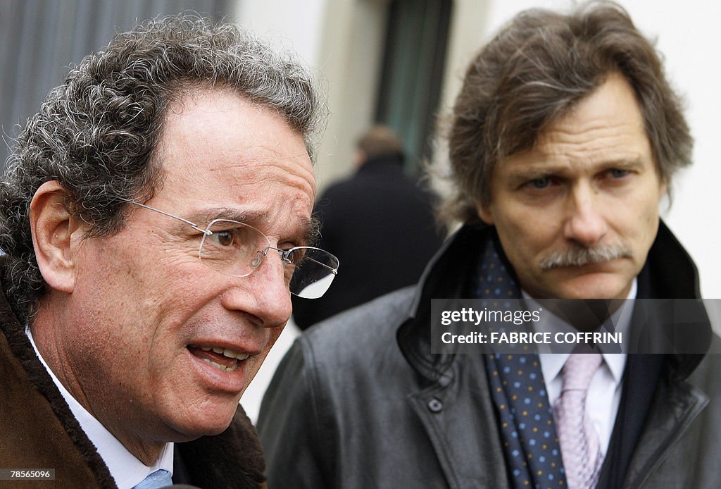 Lawyers Pascal Maurer (L) and Alec Reymo