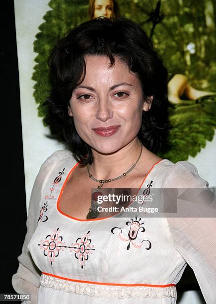 Carolina Vera-Squella attends the Berlin premiere of "Das Herz Ist Ein Dunkler Wald" at the Kino International December 19, 2007 in Berlin, Germany.