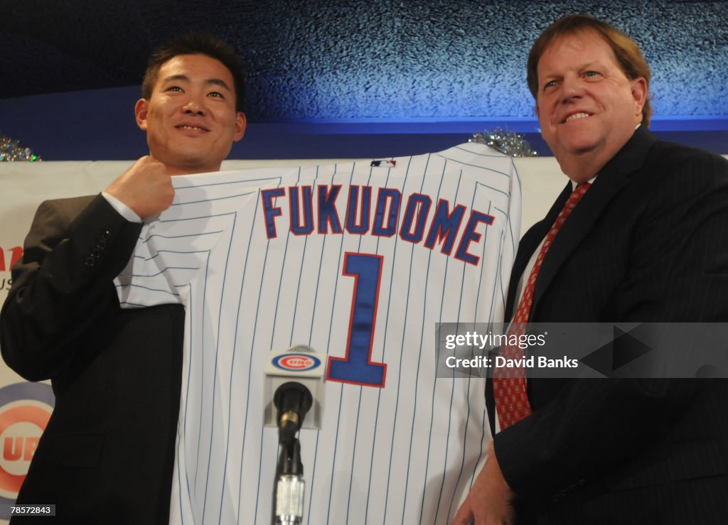 Chicago Cubs Introduce Kosuke Fukudome