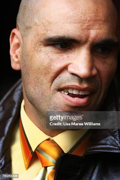 Anthony Mundine attends a press conference at the Sydney Entertainment Centre on December 20, 2007 in Sydney, Australia. Anthony Mundine announced...