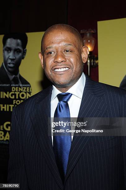 Acto Forest Whitaker attends "The Great Debaters" New York premiere at Ziegfeld Theater on December 19, 2007 in New York City.