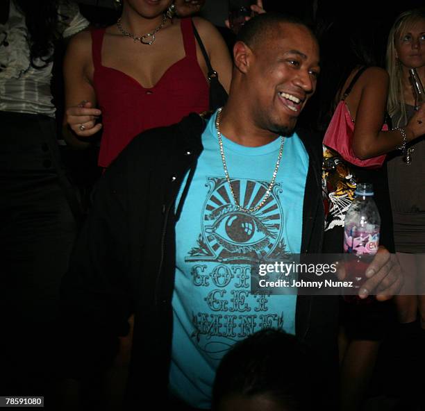 Hollywood Chuck attends LeBron James' 23rd Birthday Party at Runway December 18, 2007 in New York City.
