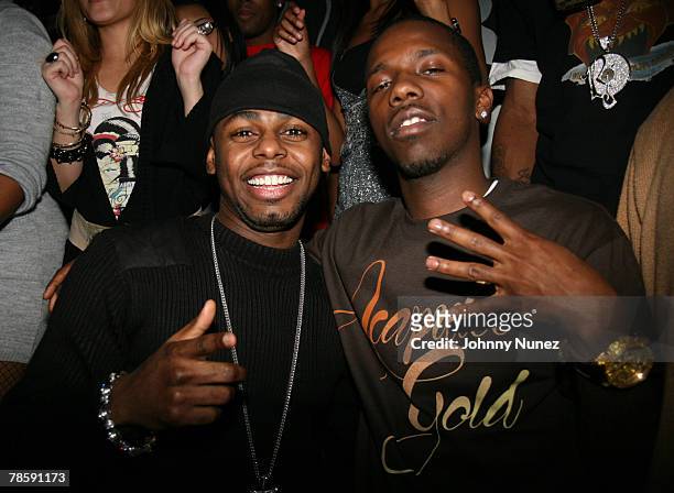 Young Vaughn and Rich Paul attends LeBron James' 23rd Birthday Party at Runway December 18, 2007 in New York City.